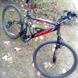 Hyper Shocker Full Suspension 26" Mountain Bike