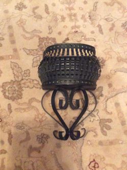 Vintage metal plant holder