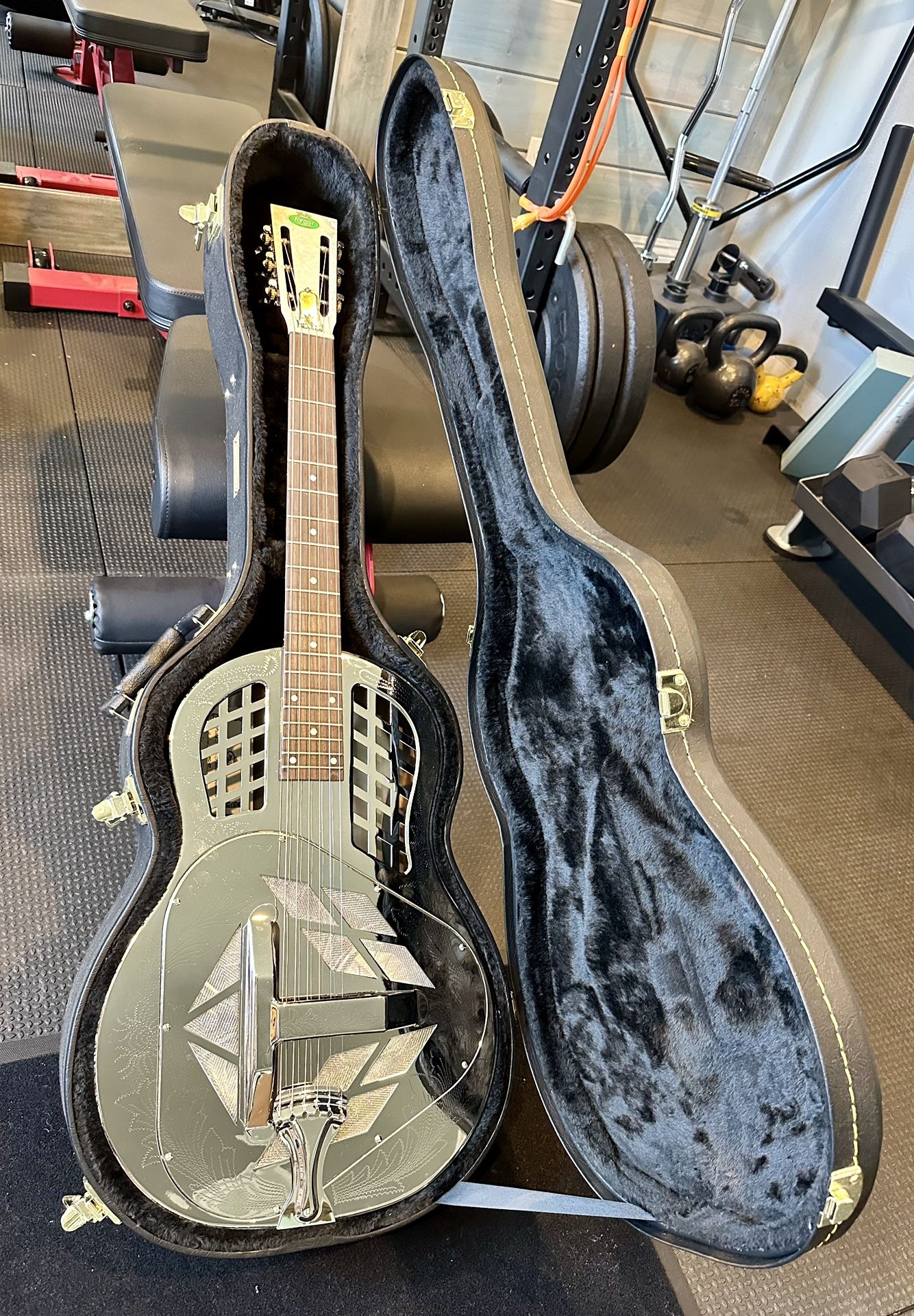 Regal RC-57 Metal Body Tricone Resophonic Guitar