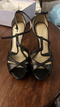 Black 4 Inch Heels Shoes