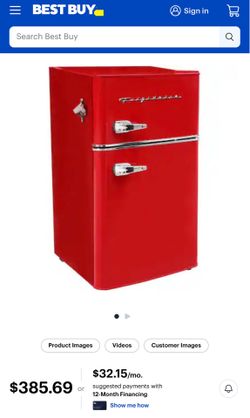 Retro Mini Fridge
