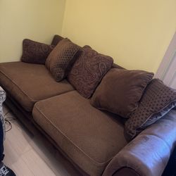 Brown couch 
