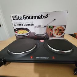Elite Gourmet Double Burner