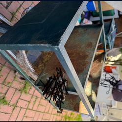 Heavy Duty Metal Table for Welding; thick Metal Cutting Tools, DIY Workshop