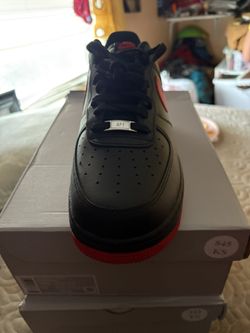 Red And Black Nike Air Force 1