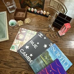 Elegant Home Decor Collection – Books, Glass Decor, Japanese Art & More