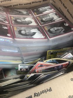 Box Of Old Baseball Cards 70s 80s 90s Mlb