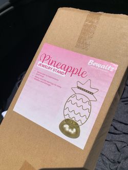 Cute Pineapple Ring & Earring Organizer NEW
