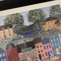 Wood Framed Wall Art