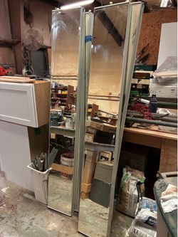 Glass closet door