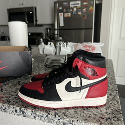 Retro Air Jordan 1 Bred Toe 