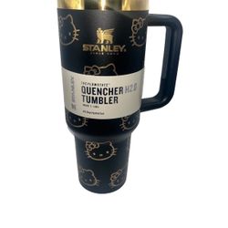 Black Gold Hello Kitty Stainless Steele Tumbler 40 Oz