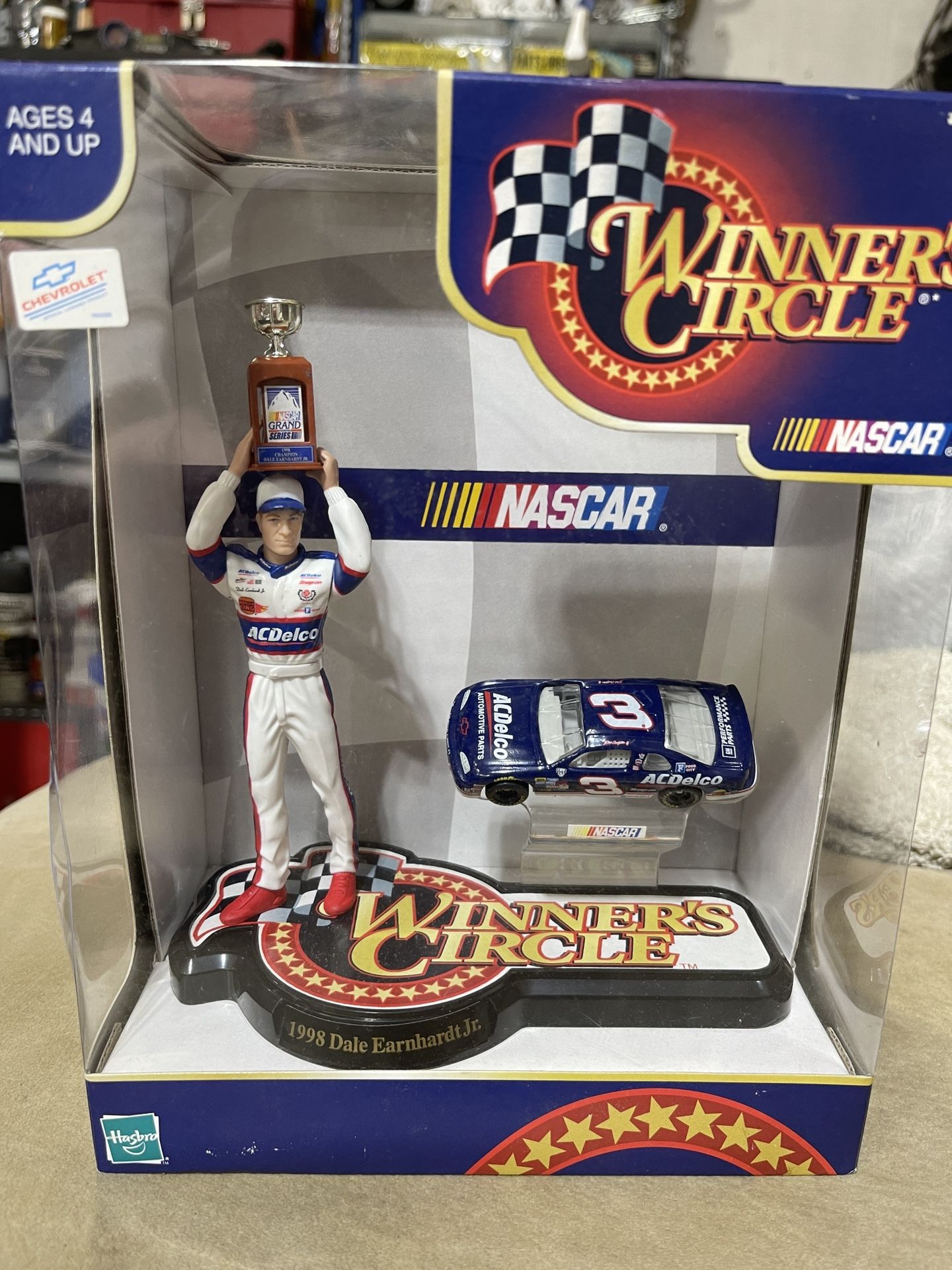Winners Circle NASCAR Dale Earnhardt Jr. figure 1998 Championship AC Delco NIB