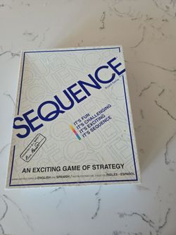 SEQUENCE STRATEGY GAME FOR 2 TO 12 PLAYERS SEE DESCRIPTION