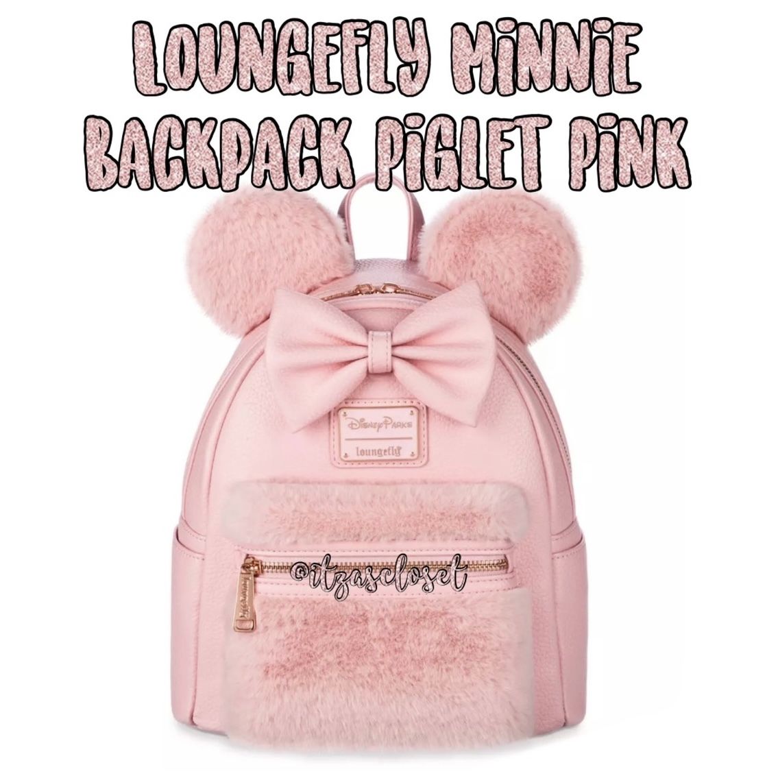Loungefly Disney Parks Minnie Mouse Mini Backpack – Piglet Pink NWT