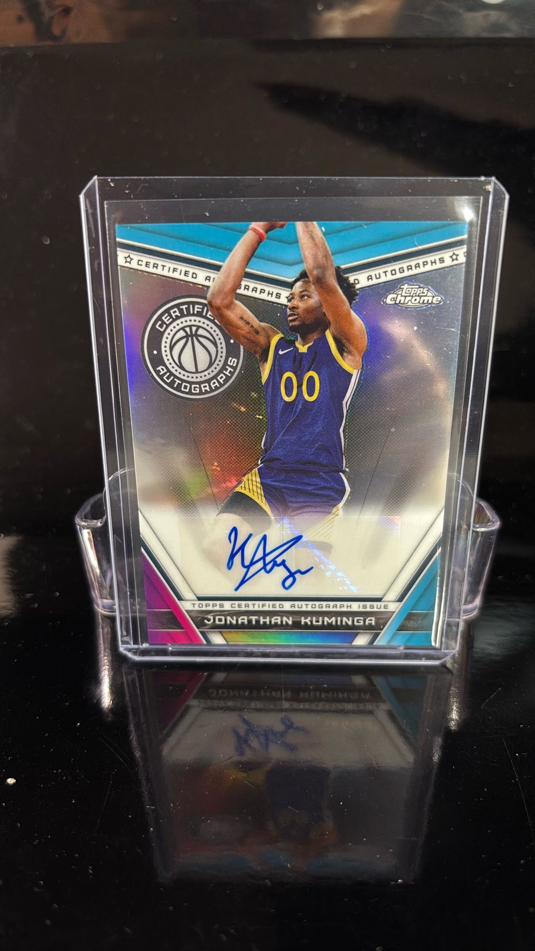 JONATHAN KUMINGA 2023-24 Topps Chrome AUTO AUTOGRAPH Warriors