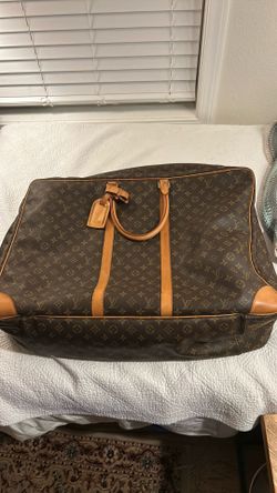 vintage authentic Louis Vuitton Sirius soft-sided suitcase
