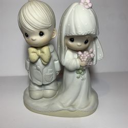 1979 Precious Moments Jonathan & David The Lord Bless You And Keep You Vintage Figurine