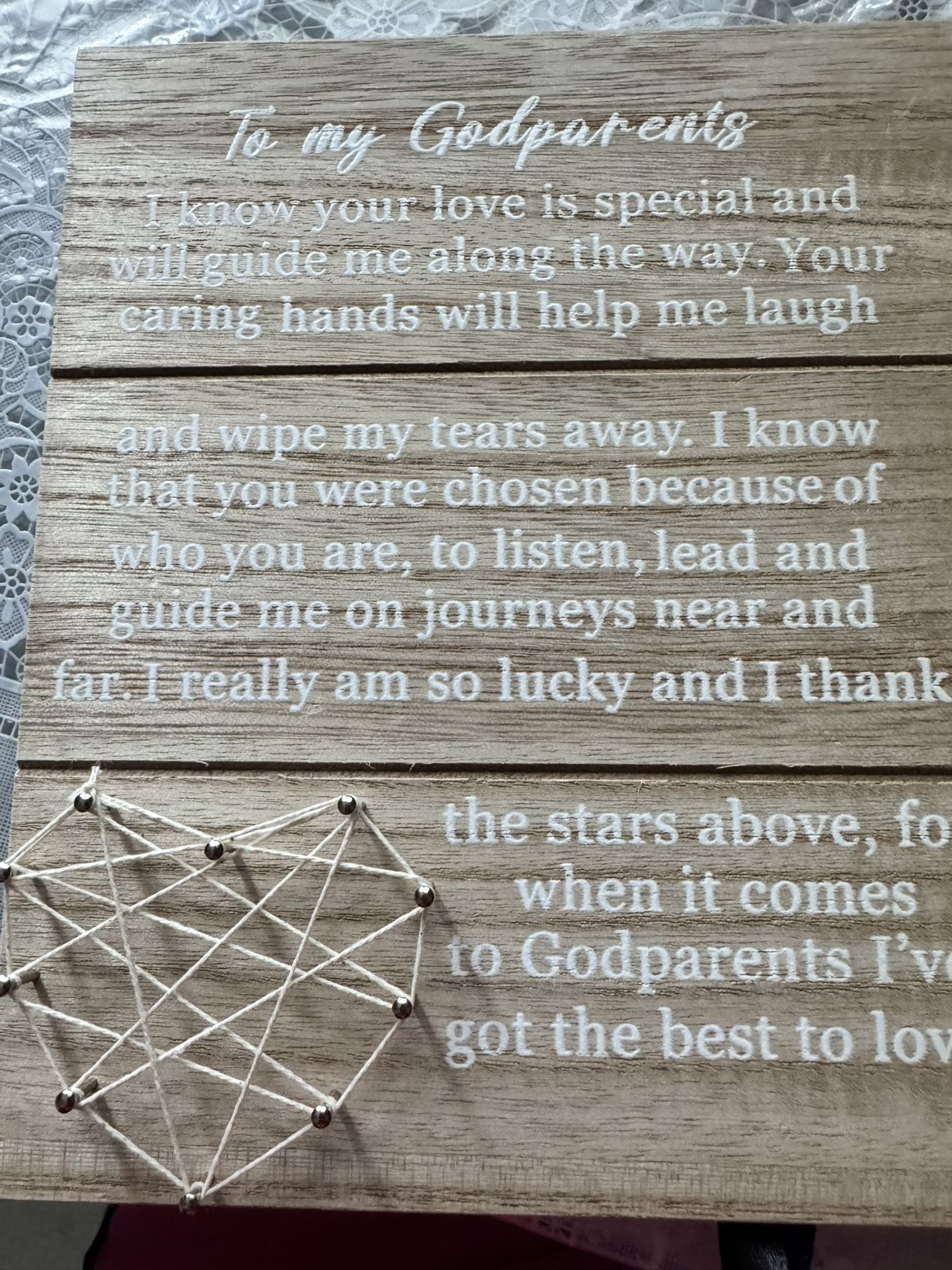 Godparents Photo Frame