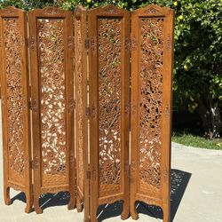 Wood DEVIDER For Living Room