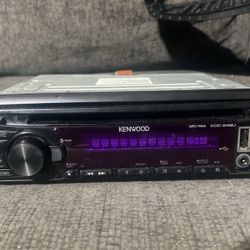 Kenwood KDC-248U Radio/cdplayer MP3 With USB And Aux 
