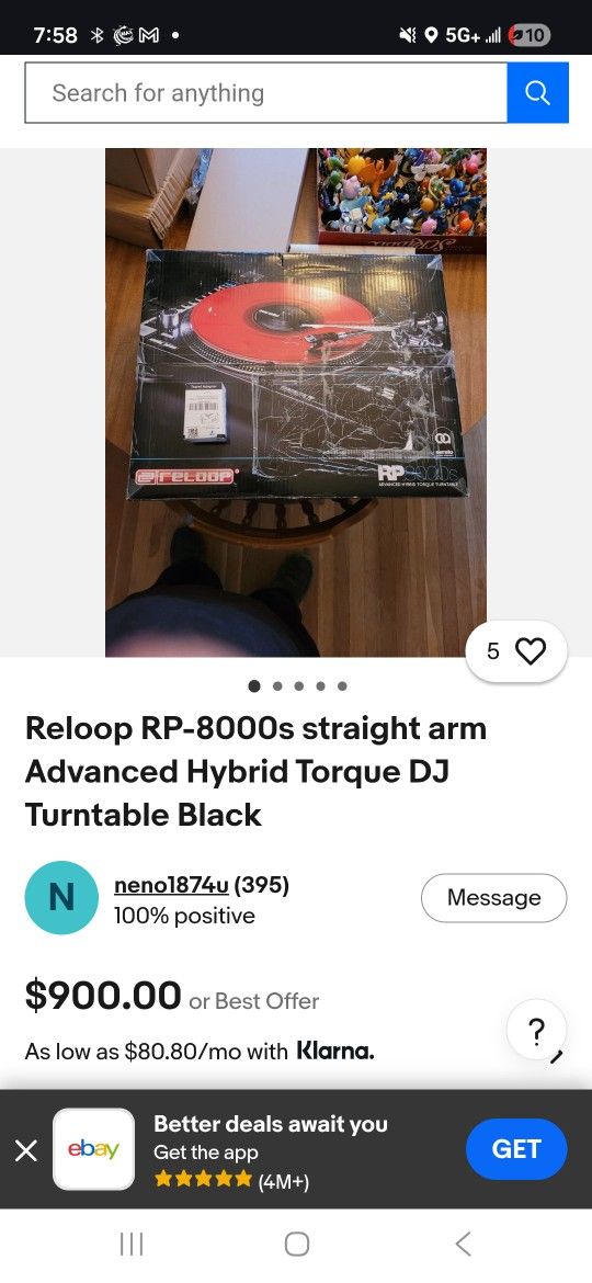 Reloop RP-8000s ADVANCED HYBRID TORQUE