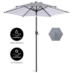 7.5ft Outdoor Market Patio Umbrella w/ Push Button Tilt