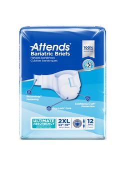Attends Bariatric Briefs, Ultimate Absorbency