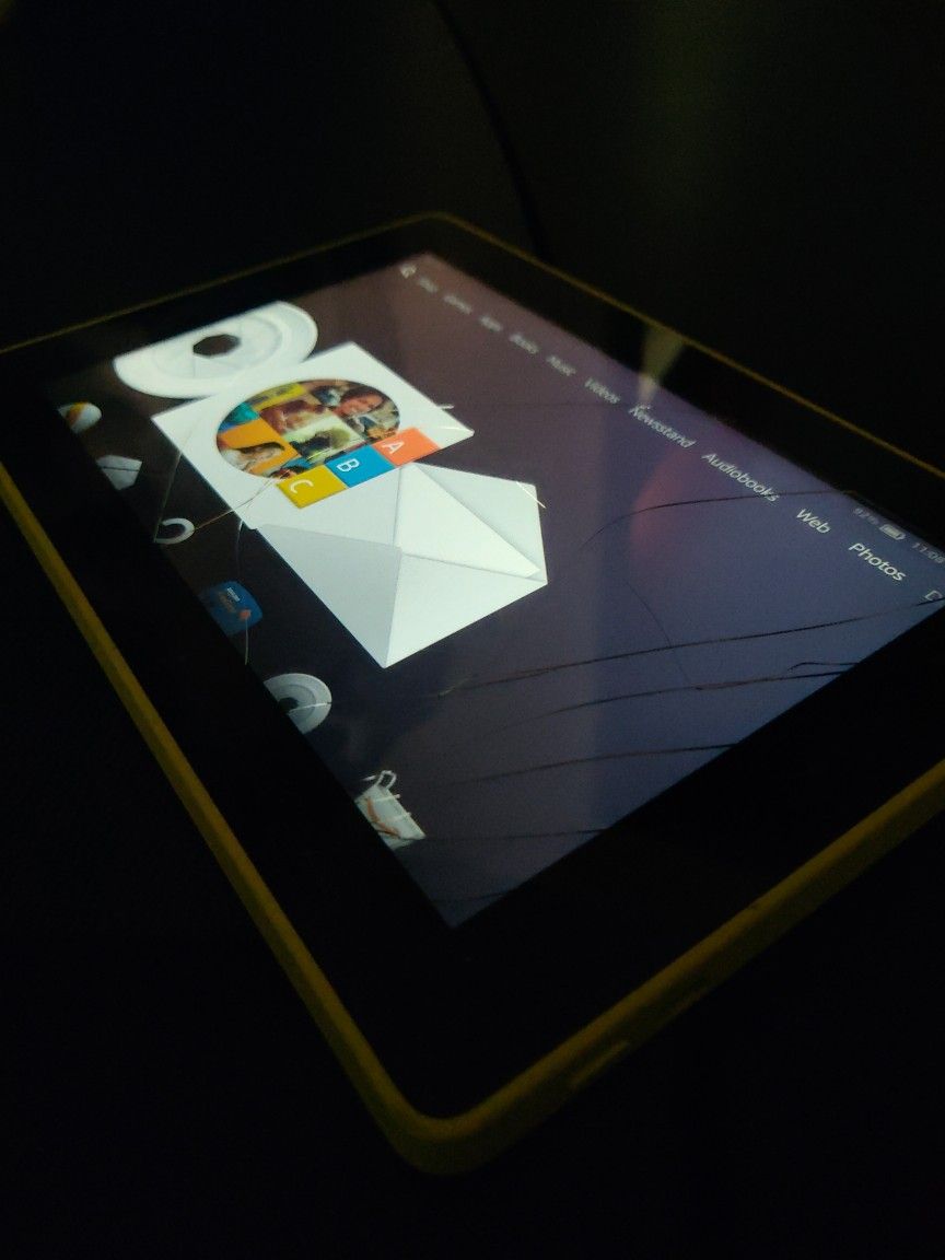 Kindle Fire 4th Gen Cracked Screen Works