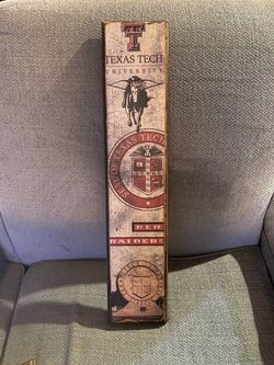 Texas Tech 5x24 wood sign