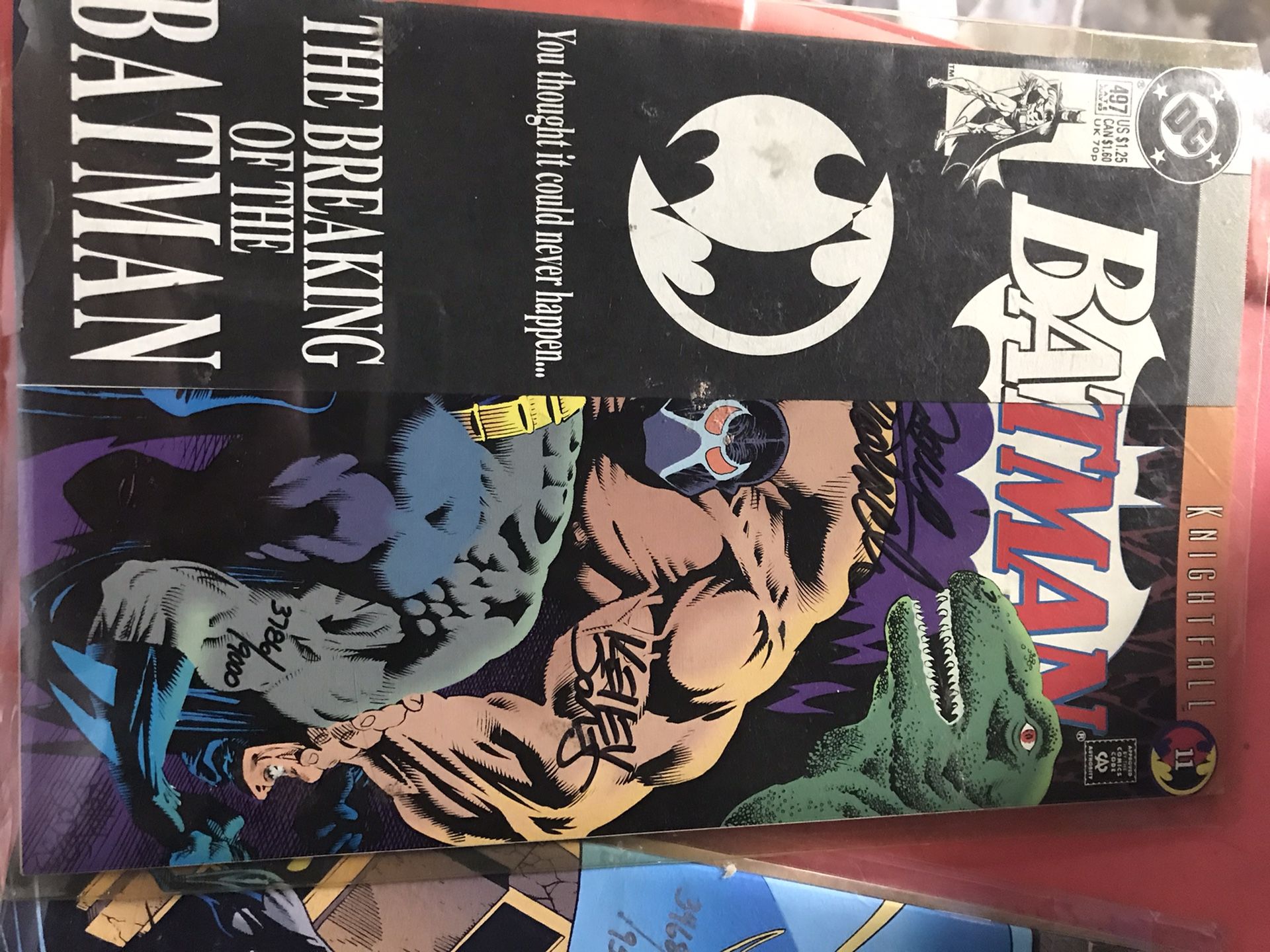 Three dc batman comics