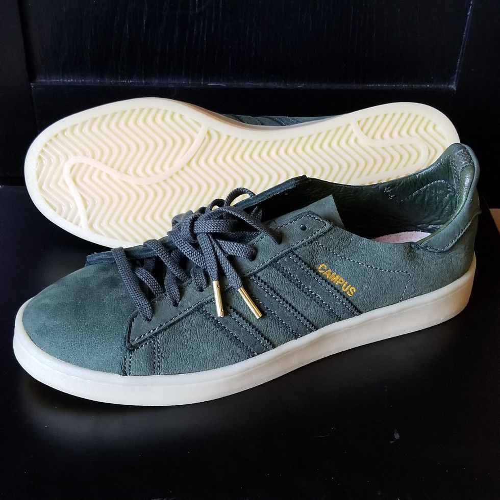 New Adidas bw1249 Olive Campus Gazelle crafted Charles Stead England US size for Sale Buchanan, MI - OfferUp
