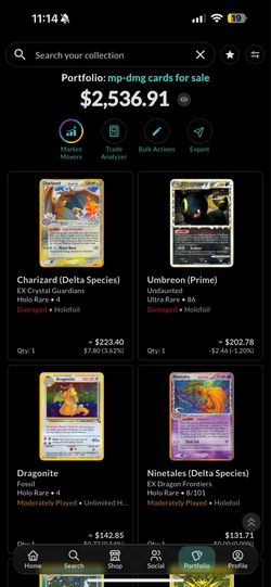 Mp-damaged cards