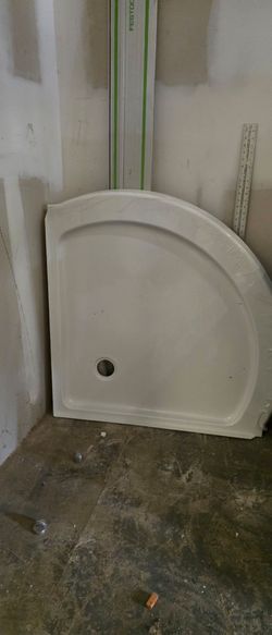 Corner shower new never used