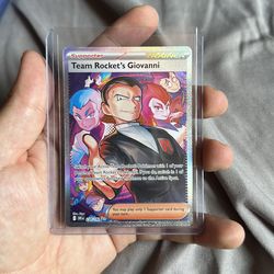 Pokemon Destined Rivals Team Rocket's Giovanni - 238/182 - SV10: Destined Rivals (DRI)