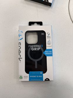 Speck Presidio Grip2 Case for iPhone 15 Pro