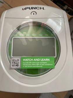 uPunch Time Clock Machine