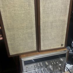 Pioneer Stereo Tuner Model Tx-9100 And Pioneer Stereo Amplifier Model SA-9100