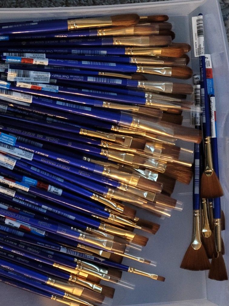 Tons Of Art Supplies Make Offers For Anything Your Interested In Oil Acrylic Watercolors Watercolor Paint Tubes Brushes Sable Artist Supplies Painting