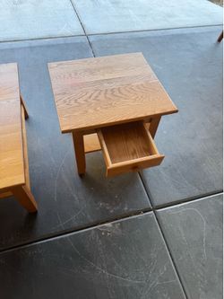 Oak tables