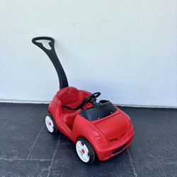 RED PUSH CAR