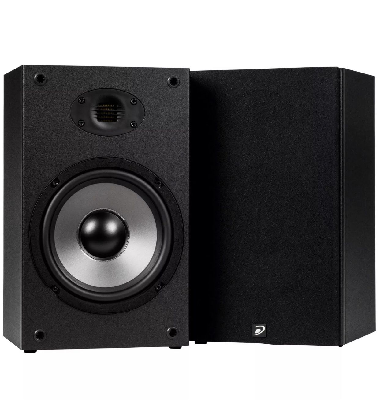 Dayton Audio B652 6-1/2" Bookshelf Speakers Audiophile Black Cabinet Great Sound (New)