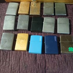 15 ZIPPO LIGHTER LOT