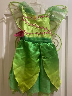 Disney Tinker Bell Girls Costume with Wings