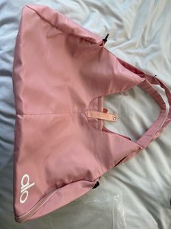 Pink alo gym bag /luggage