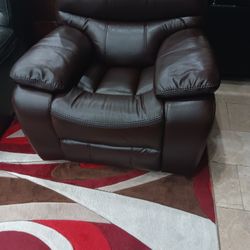 *Ad Special*---Madrid Mature Brown Leather Reclining 3 Piece Sets---Delivery And Easy Financing Available👍