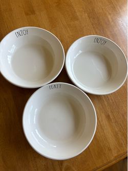 Set of 3 Rae Dunn Pasta Bowls