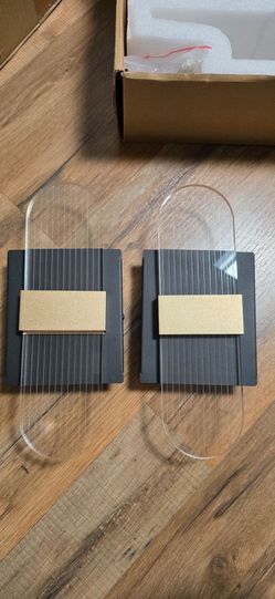 Acrylic wall sconce 2pk