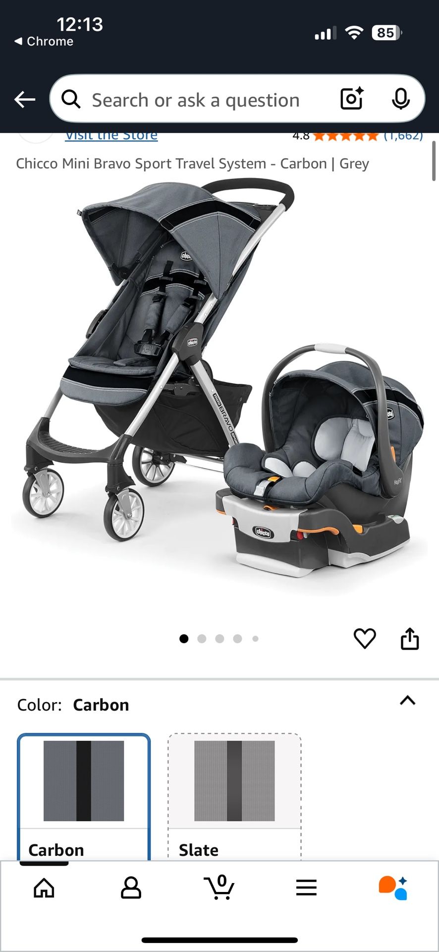 Chicco Bravo Mini Travel System