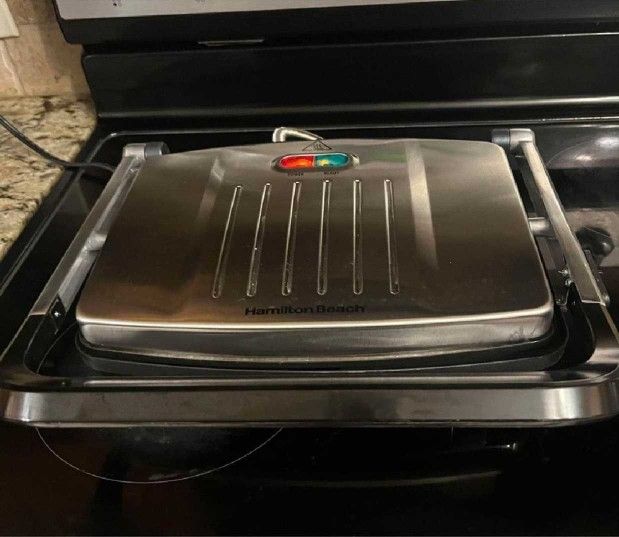 body between Sandwich Press - Hot Toasted Meals in Minutes